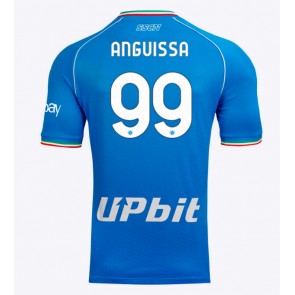 SSC Napoli Frank Anguissa #99 Domaci Dres 2023-24 Kratak Rukavima